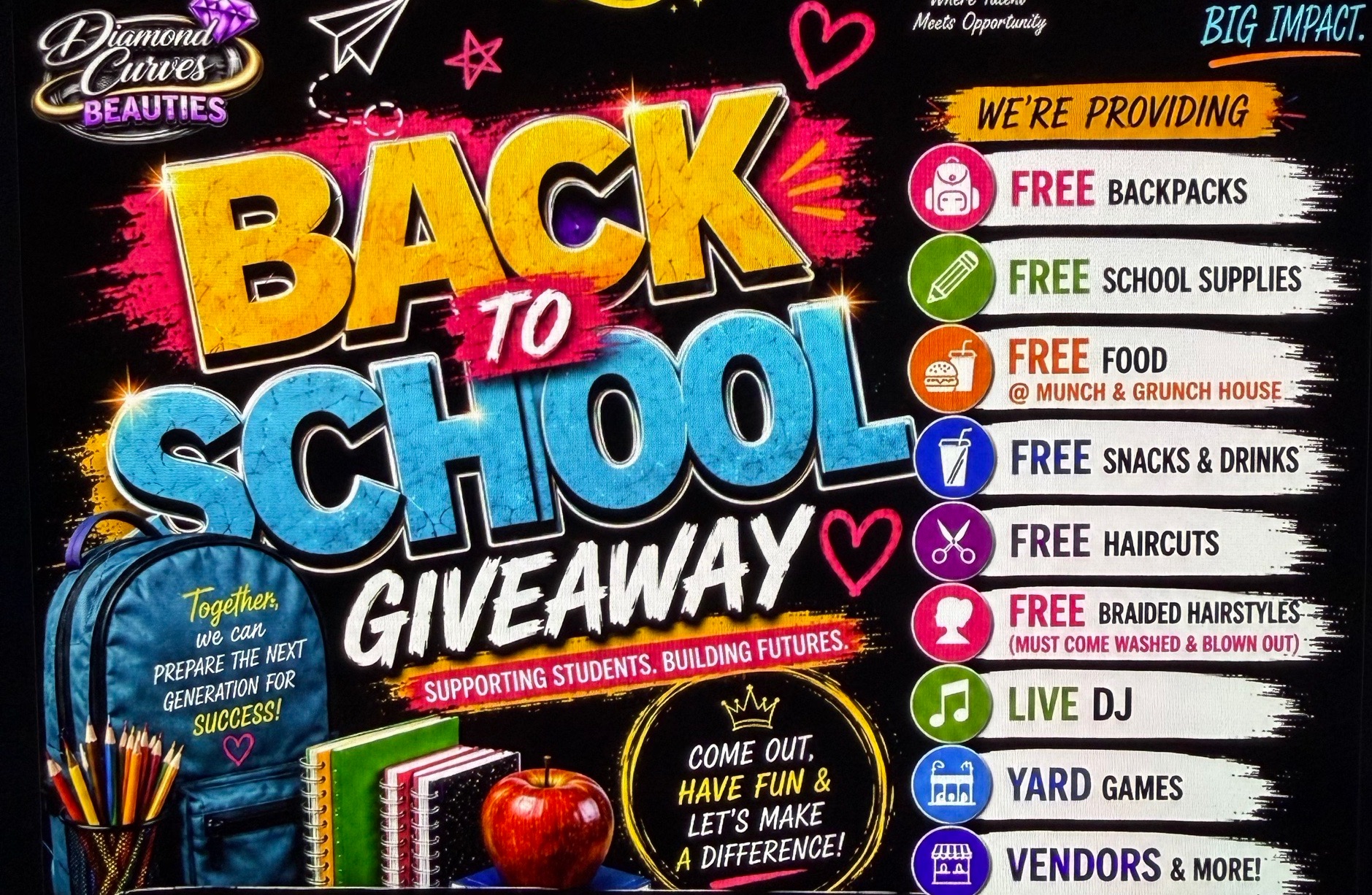 BACK TO SCHOOL GIVEAWAY